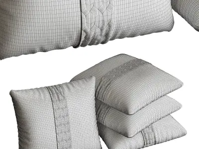 pillows collection 3d models Low-poly 3D model