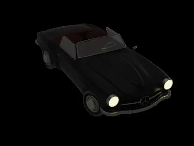 Mercedes Benz 190 SL 1960 3D model