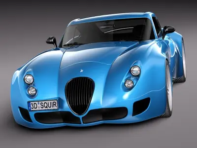 Wiesmann GT MF5 2008-2013 3D model