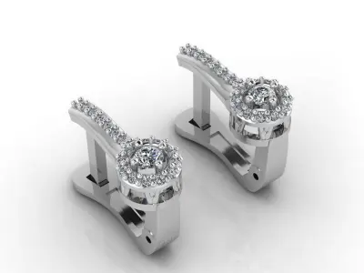 Mini Set Ring Pendant Earrings STL 3DM Womens Jewelry 3D print model