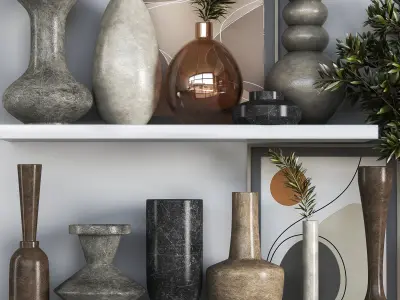 Decorative set 012 3D model