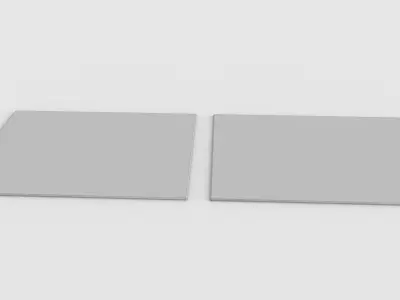 Concrete path 1 Low-poly 3D model