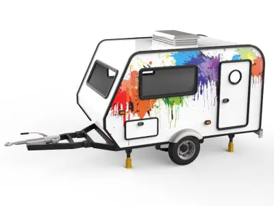 Trailer Travel 3D print model