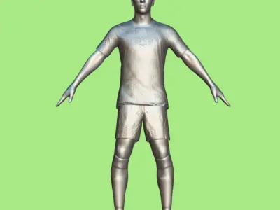 T-Pose Rigged Arda Guler Real Madrid 23-24 3D model