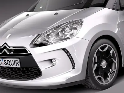 Citroen DS3 Cabrio -2013 3D model