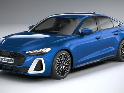 Audi A5 Sedan S-line 2025 3D model