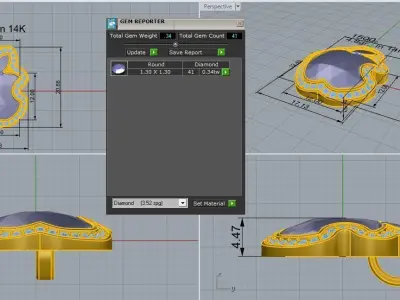 Apple Halo Pendant 1500 3D print model