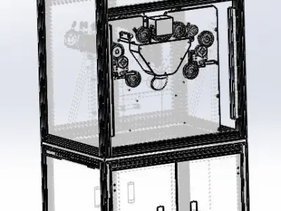 The synchronous belt sander 3D model