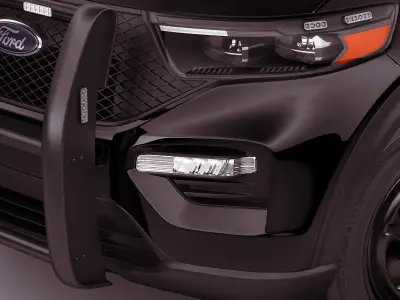 Explorer 2020 Police Interceptor 3D model