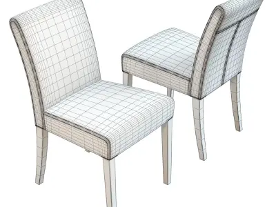 Crate and Barrel - Lowe Leather Chair 3D model