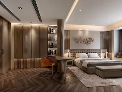 bedroom interior 3D model