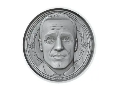 Fabio Cannavaro Footballer Medallion 3D print model