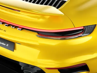 PORSCHE 911 Turbo S  3D model