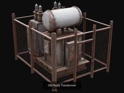 Factory Props 3D Model Collection