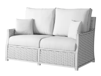 OVE Barcelona Firetable 4pcs II Sofa 3D model