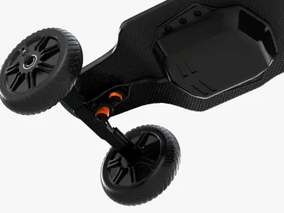 Skateboard electric 02 3D model