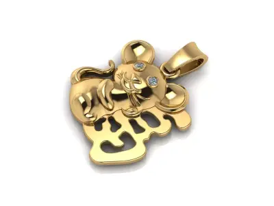 Lucky Rate Pendant  3D print model
