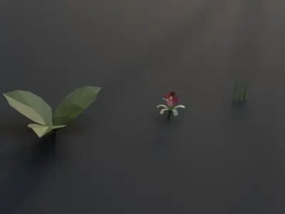 LOW POLY NATURE PACK - FREE DEMO PACK Free low-poly 3D model