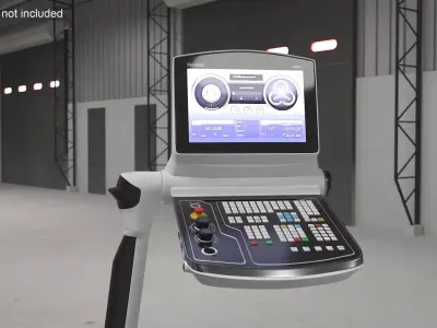 Program Console for DMU 200 Gantry CNC Machine 3D model