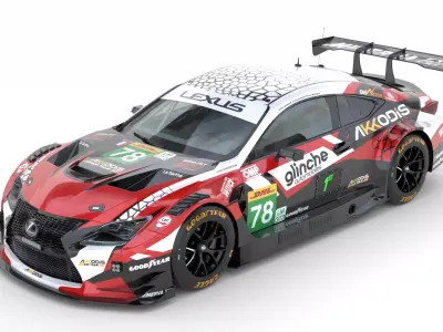 Lexus RCF LMGT3 2025 WEC 3D model