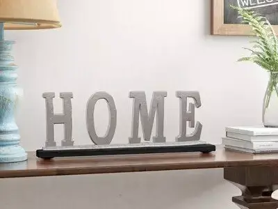 Smooth Marble Gassett Modern Metal Kitchen Sign Letter Blocks Free 3D model