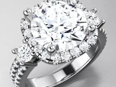 Engagament Ring 3D print model