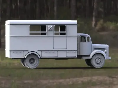 postal machine 3D print model