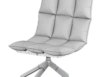 Eleonora Fauteuil Daan cognac 3D model