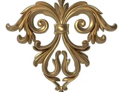  decorative pattern ready for 3D printing 3D model 37