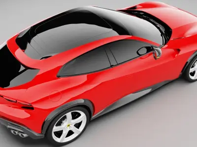 Ferrari Purosangue 2023 3D model