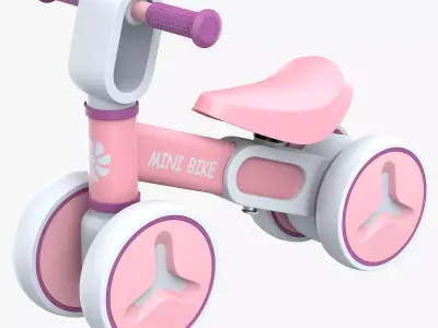 Baby Balance Bike 3D model