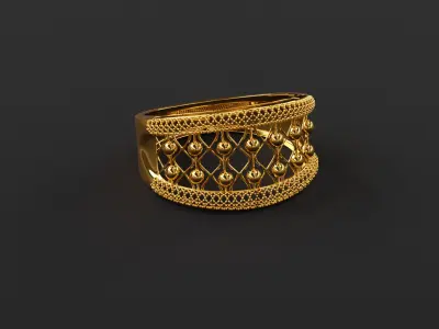 Luxary Ring 3D print model
