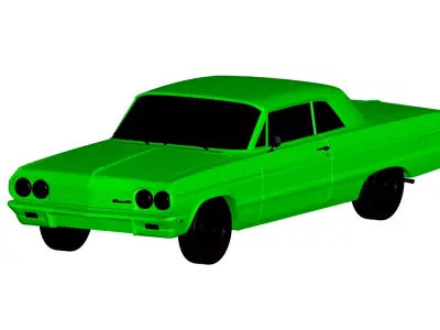 chevrolet impala ss 1964 3D model