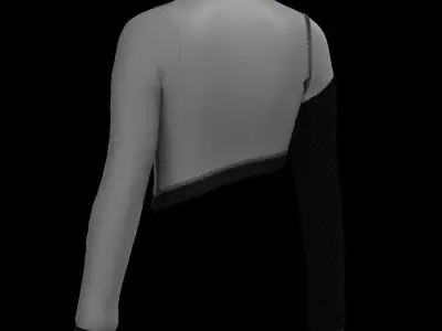  Female mesh log sleeve 3D model
