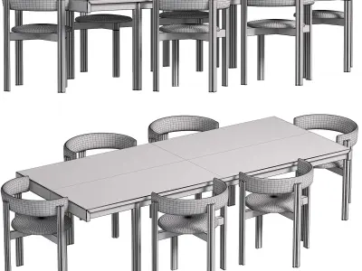 PRINCIPAL Chair and Table 3D model