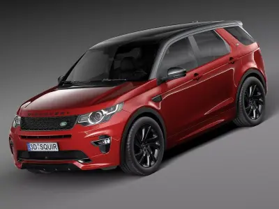 Land Rover Discovery Sport Dynamic 2016 3D model