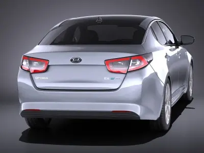 Kia Optima Hybrid 2016 VRAY 3D model