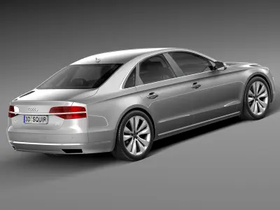 Audi A8 2014 3D model