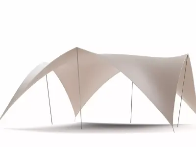 Stretch tent Free 3D model