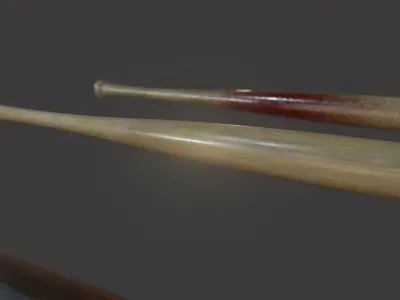 Baseball Bat Free low-poly 3D model