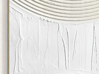 Plaster Two Photo Frame 198 Low-poly 3D model