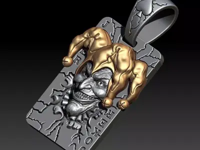 JOKER PENDANT 3D print model