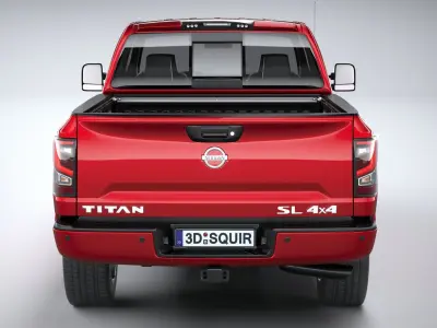 Nissan Titan KingCab 2021 3D model