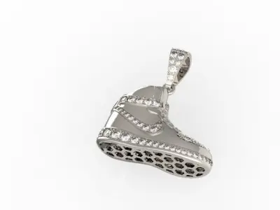 Nike air shoes pendant 3D print model