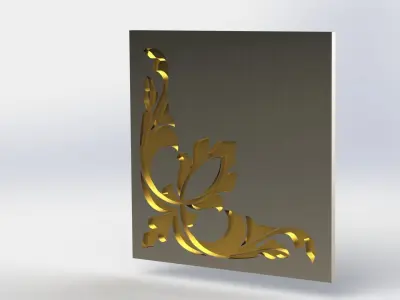 Ornament - Design L1 Low-poly 3D model