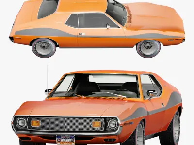 AMC javelin-1972 3D model