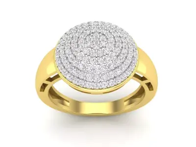 AV 480 Round shape finger ring 3D print model