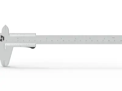 Vernier caliper 3D model