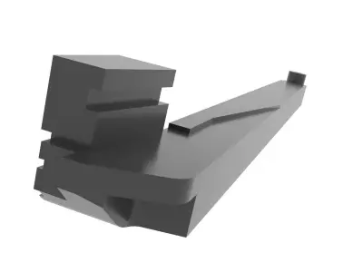 Sunroof Sliding Part for BMV 10007576B 3D print model