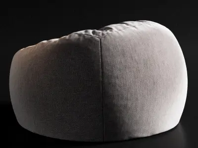 Bean bag Round 3D model